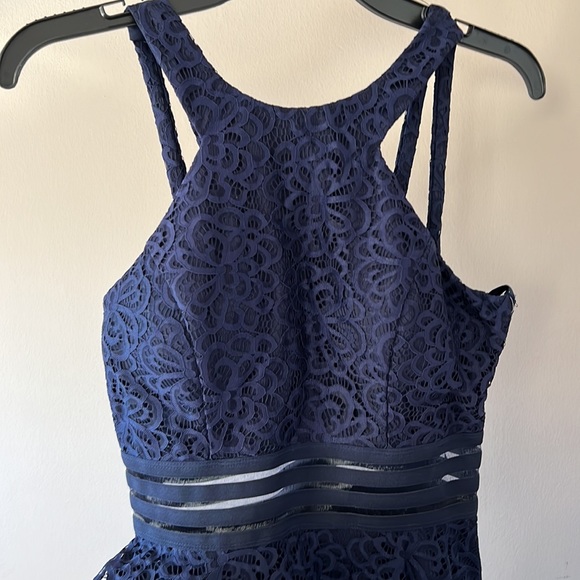 City Chic Dresses Juniors Fit N Flare Navy Blue Party Dress Size 5 New W Tags Poshmark